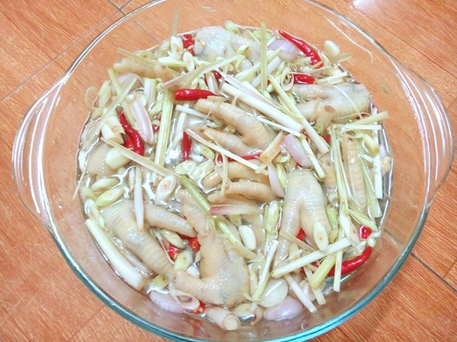 cách làm món chân gà ngâm dấm cực ngon