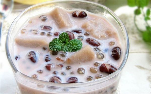 Cách nấu chè đậu đỏ khoai môn ngọt thanh mát lạnh