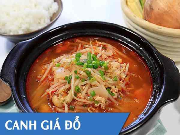 Công thức nấu canh giá đỗ