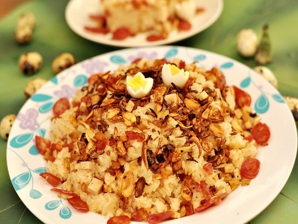 Nguyên liệu nấu xôi mặn chay