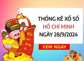 Thống kê xổ số Hồ Chí Minh ngày 28/9/2024 chốt số may mắn thứ 7