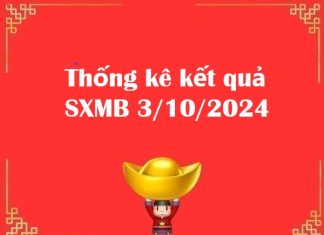 Thống kê kết quả SXMB 3/10/2024