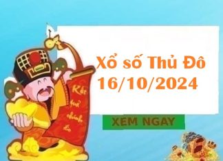 Xổ số Thủ Đô 16/10/2024