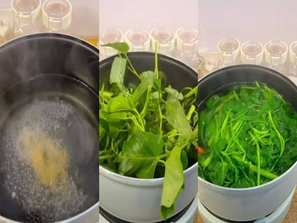 Một số mẹo luộc rau xanh, giữ màu rau