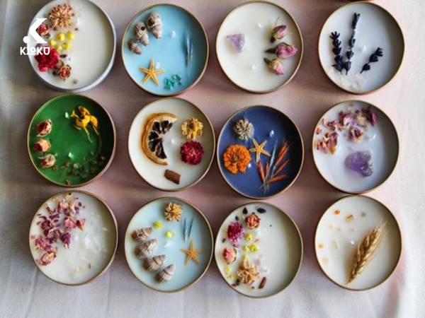 Nến thơm Handmade khá phổ biến