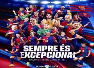Tin bóng đá: Đội nữ Barca chính thức vô địch La Liga