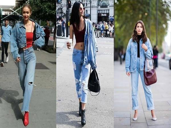 Kiểu phối đồ với áo khoác jean nữ thường được sử dụng khi nào?