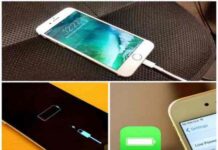 điện thoại nhận sạc nhưng không vào pin iphone