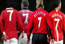 Tìm hiểu số áo Beckham từng mặc trong sự nghiệp thi đấu Các số áo Beckham từng mặc tại các CLB